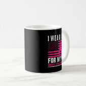 Mug I Wear Nk For My Wife Breast Cancer Husband Cancer (Devant droit)