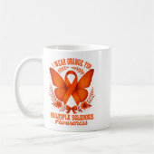 Mug I Wear Orange For Multiple Sclerosis Awareness Ms (Gauche)