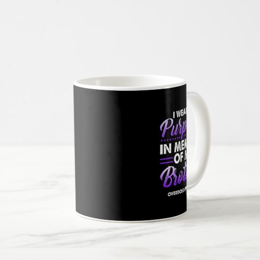 Mug I Wear Purple (Devant droit)