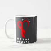 Mug I Wear Red To Fight Heart Disease Awareness Chd Ri (Gauche)