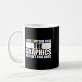 Mug I Went Outside Once, Graphics Weren't That Good (Gauche)