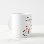 Mug I Wheelie T'aime le vélo (Devant gauche)