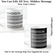 Mug I Wish I Was Crafting & Name Hidden Message 090W