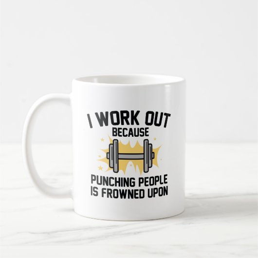 Mug I Work Out (Gauche)