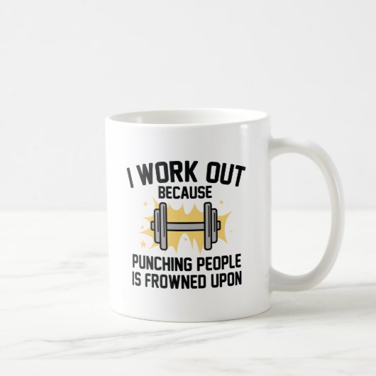 Mug I Work Out (Droite)