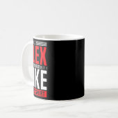 Mug I Would Flex - Funny Bodybuilding Quote  (Devant gauche)