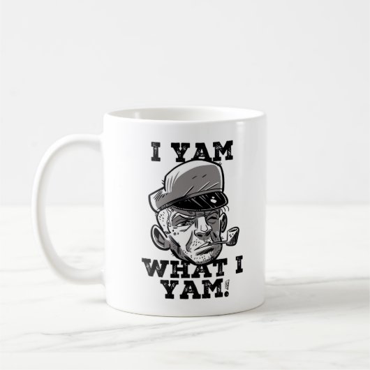Mug I Yam What I Yam Classic Meme Design (Gauche)