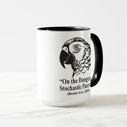 Mug IA et perroquets (Devant droit)