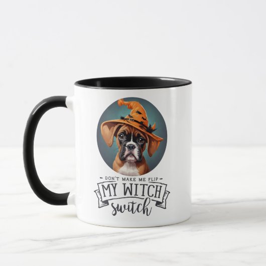 Mug IA générée| Boxer| Halloween Witch (Gauche)