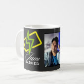 Mug Iam Chargé - Vibes Électriques Coupe Café (Devant gauche)