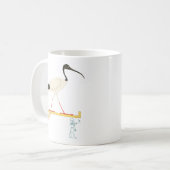 Mug Ibis Illustration & Thoth Hiéroglyphique (Devant gauche)