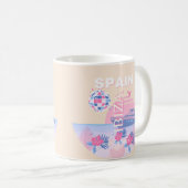 Mug Ibiza, Espagne, Art Voyage, Art Preppy, Rose, Past (Devant droit)