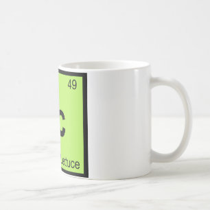 Mug Ic - Chimie de la Laitue iceberg Tableau Périodiqu