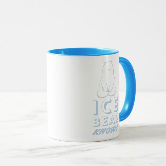 Mug Ice Bear Knows (Devant droit)