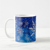 Mug Ice Blue Christmas Star Flocon de neige (Gauche)