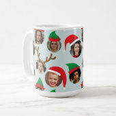 Mug Ice Blue Silly Christmas Casquette Six Photo Colla (Devant gauche)
