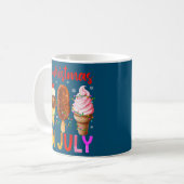 Mug Ice Cream Christmas In July Summer Vacation Kids  (Devant gauche)