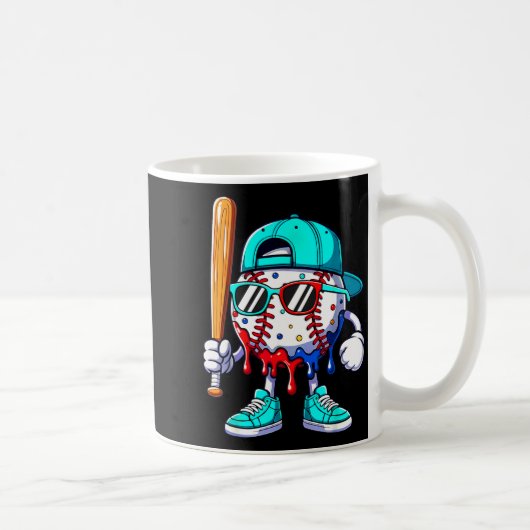 Mug Ice Cream Drip Baseball Sts Baseball Lifestyle Boy (Droite)