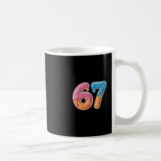 Mug Ice Cream Drip Six Seven 6 7 Meme 67 (Droite)