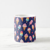 Mug Ice cream, popsicles and cherries pattern (Centre)