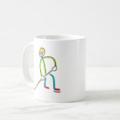 Mug Ice Hockey Stickman (Devant gauche)