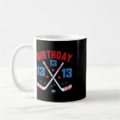 Mug Ice Hockey Thirteen Birthday Boy 13th Party Boys A (Gauche)
