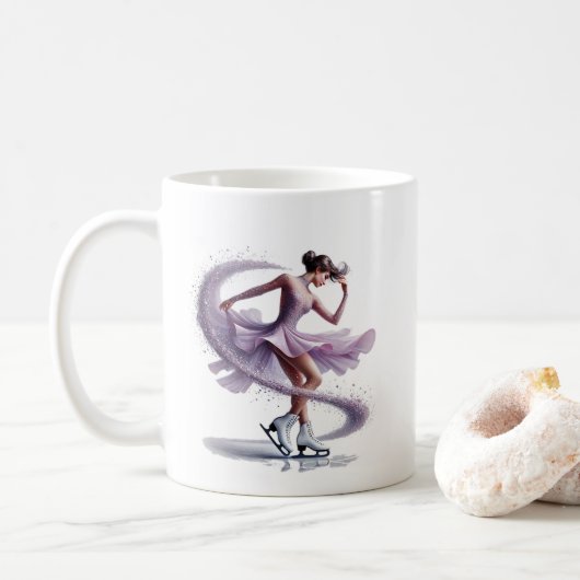 Mug Ice Skater (Avec donut)