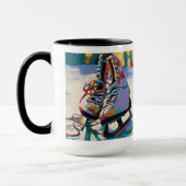 Mug Ice skates Painting - Gift for Holiday (Gauche)