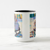 Mug Ice skates Painting - Gift for Holiday (Centre)