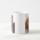 Mug Icelandic Horses nuzzle (Centre)