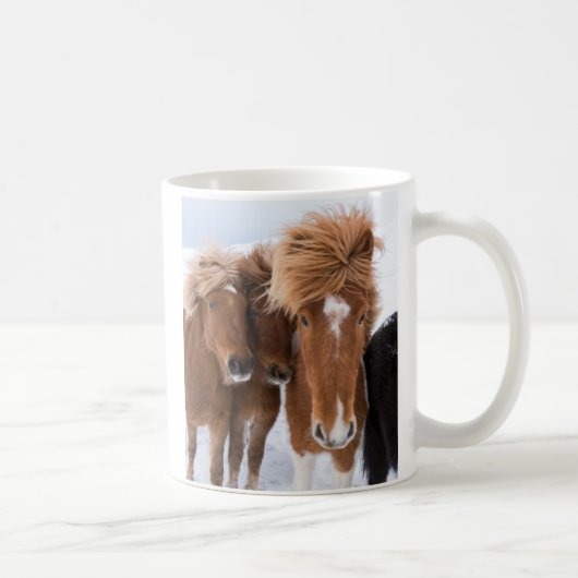 Mug Icelandic Horses nuzzle (Droite)
