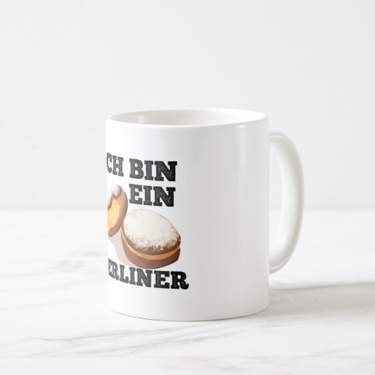 Mug Ich bin ein Berliner (Devant droit)