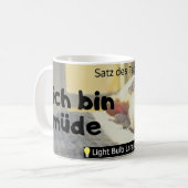 Mug ich bin müde (allemand) (Devant gauche)