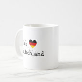 Mug Ich liebe Deutschland (Devant gauche)