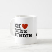 Mug Ich Liebe Meine Freundin (Devant gauche)