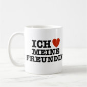 Mug Ich Liebe Meine Freundin (Gauche)