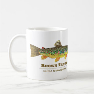 Mug Ichthyologie latine de la truite Brown