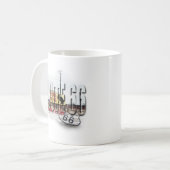 Mug Ici c'est - droite 66 - la jonction de lapin de (Devant gauche)