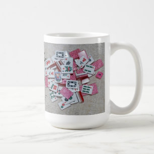 Mug Ici… joker, joker ! ! Tuiles roses de parties