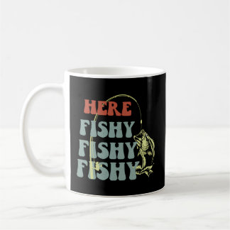Mug Ici Pêcheur-Chemise Poisson Poisson