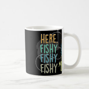 Mug Ici Pêcheur Pêche à la Ligne Poisson Pêche à la Li