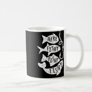 Mug Ici Poisson Poisson Drôle Cadeau Pour Les Amateurs