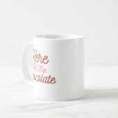 Mug Ici pour le chocolat (Devant gauche)