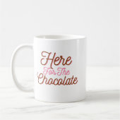Mug Ici pour le chocolat (Gauche)