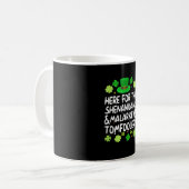 Mug Ici Pour Les Shenanigans Malarkey Tomfoolery St Pa (Devant gauche)