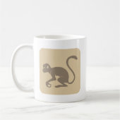 Mug Icône amicale de singe (Gauche)