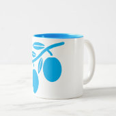 Mug Icone Arbre Fruitier & Huile (Devant droit)