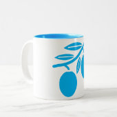 Mug Icone Arbre Fruitier & Huile (Devant gauche)