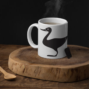 Mug Icône Black Duck Bird