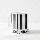 Mug icône comptable en service (Devant gauche)